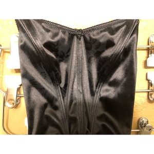 Corset black shiny
